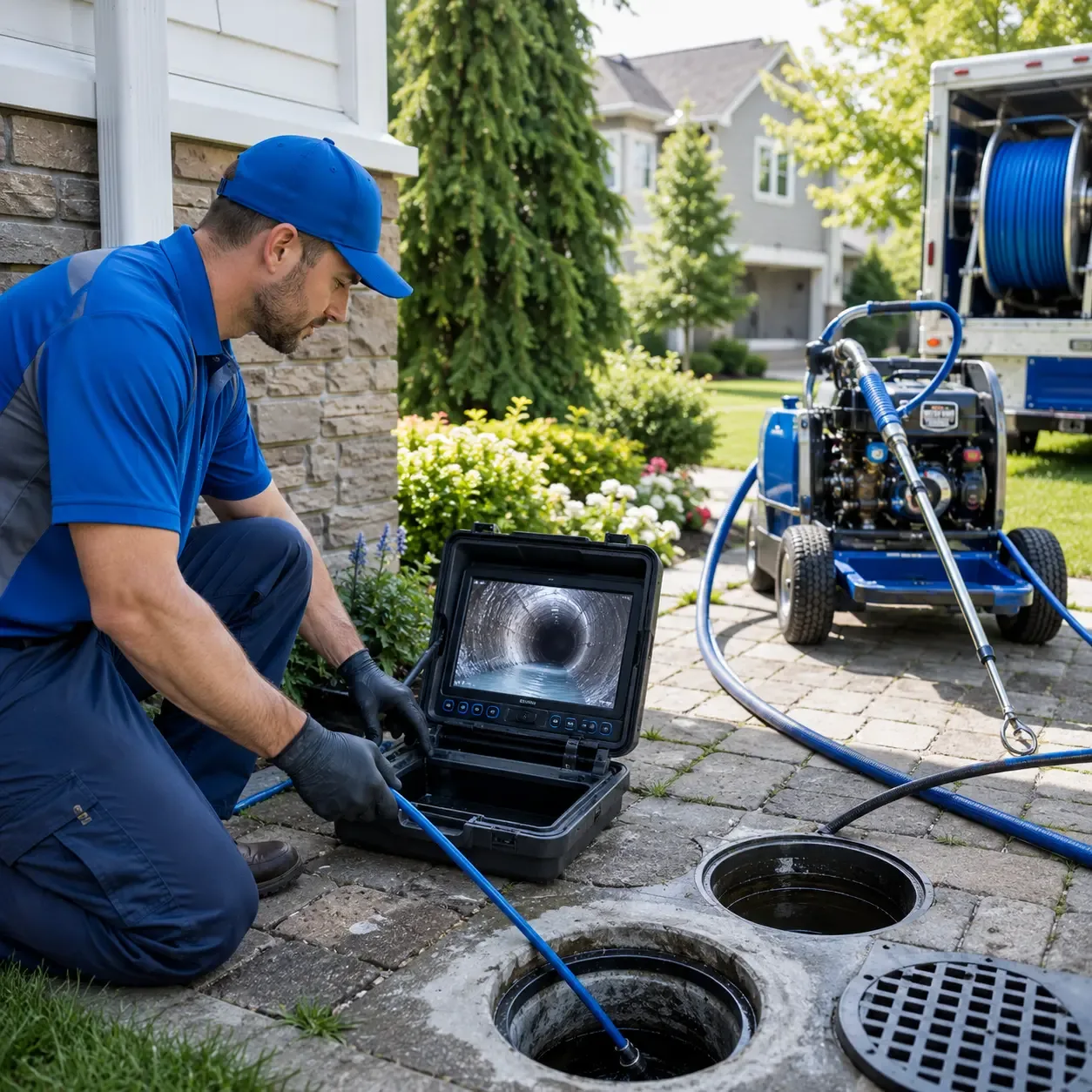 Outdoor drain cleaning professionals serving Daleville, IN